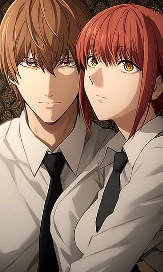 Light Yagami and Makima'