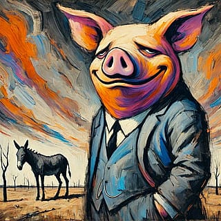 For some mysterious reason, Animal Farm's been on my mind recently.'