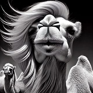 Smug animals with great hair'