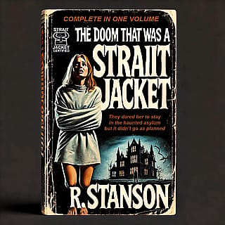 A gothic horror novel cover from the '70s. Other than the title and author, the text was a total mess, so I cleaned it up and added my own. Can you tell which parts were generated and which parts were my edits? That's a real question, as I learn from my mistakes.'