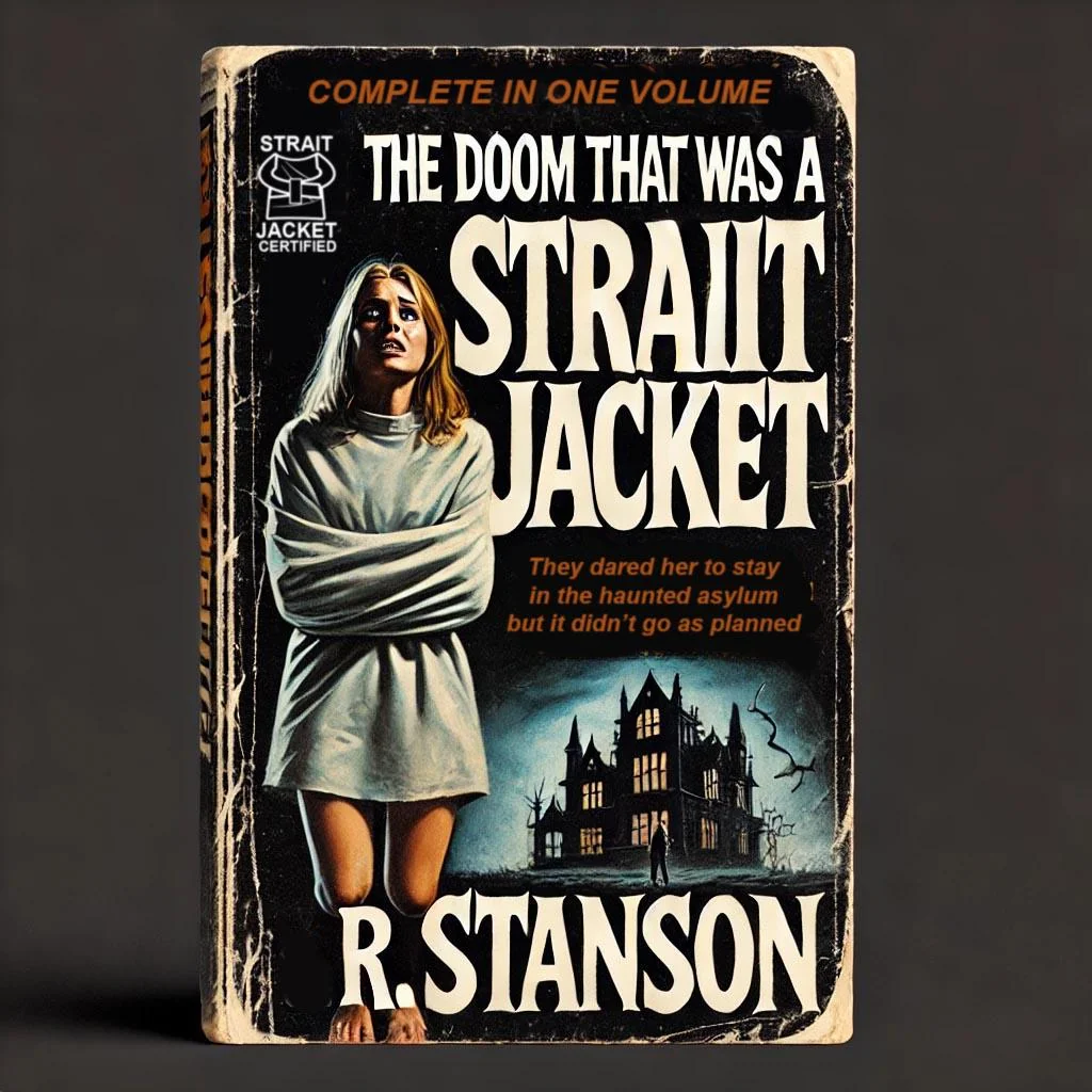 A gothic horror novel cover from the '70s. Other than the title and author, the text was a total mess, so I cleaned it up and added my own. Can you tell which parts were generated and which parts were my edits? That's a real question, as I learn from my mistakes. picture 1 of 1