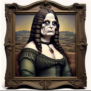 Ozzy Osbourne as The Monalisa (Imagine app)'