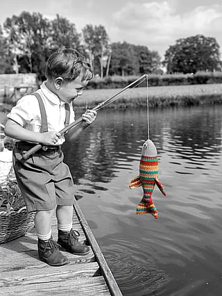 Fishing boy'