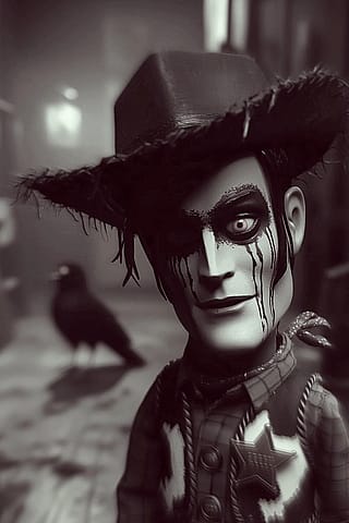 Why did you throw me away, Andy? (Toy Story x The Crow)'