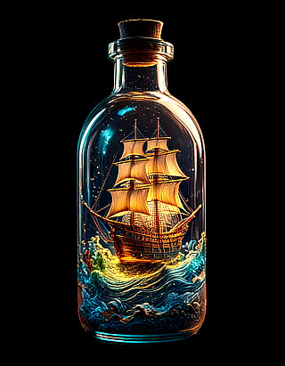 Ship in a jar'