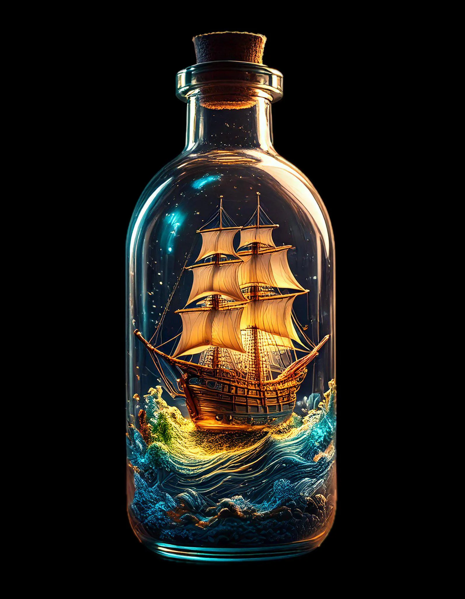 Ship in a jar picture 1 of 1