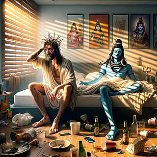 The Morning After The Deity Party'