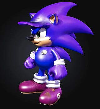 Asked the AI to fuse Mario and Sonic in a 3D model.... My God!'