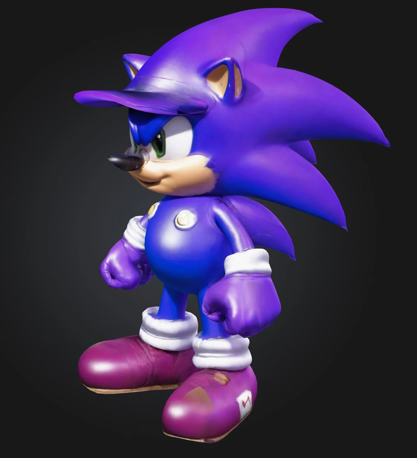 Asked the AI to fuse Mario and Sonic in a 3D model.... My God! picture 1 of 1