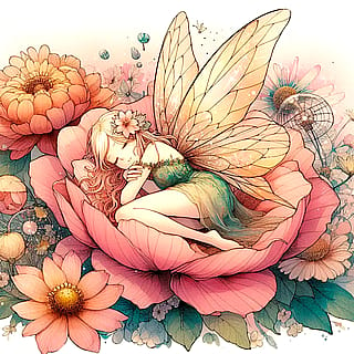 Napping Fairy'