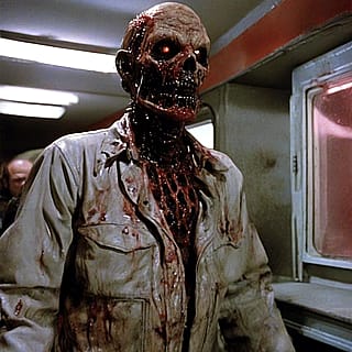 The zombie hospital, 1980s movie'