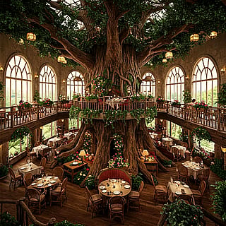 Various Tree Restaurants and Event Spaces'