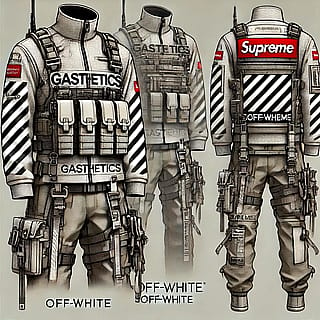 Off White Supreme Tactical Wear'