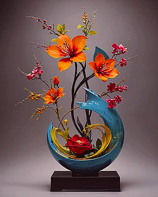 Ikebana...made with starryai'