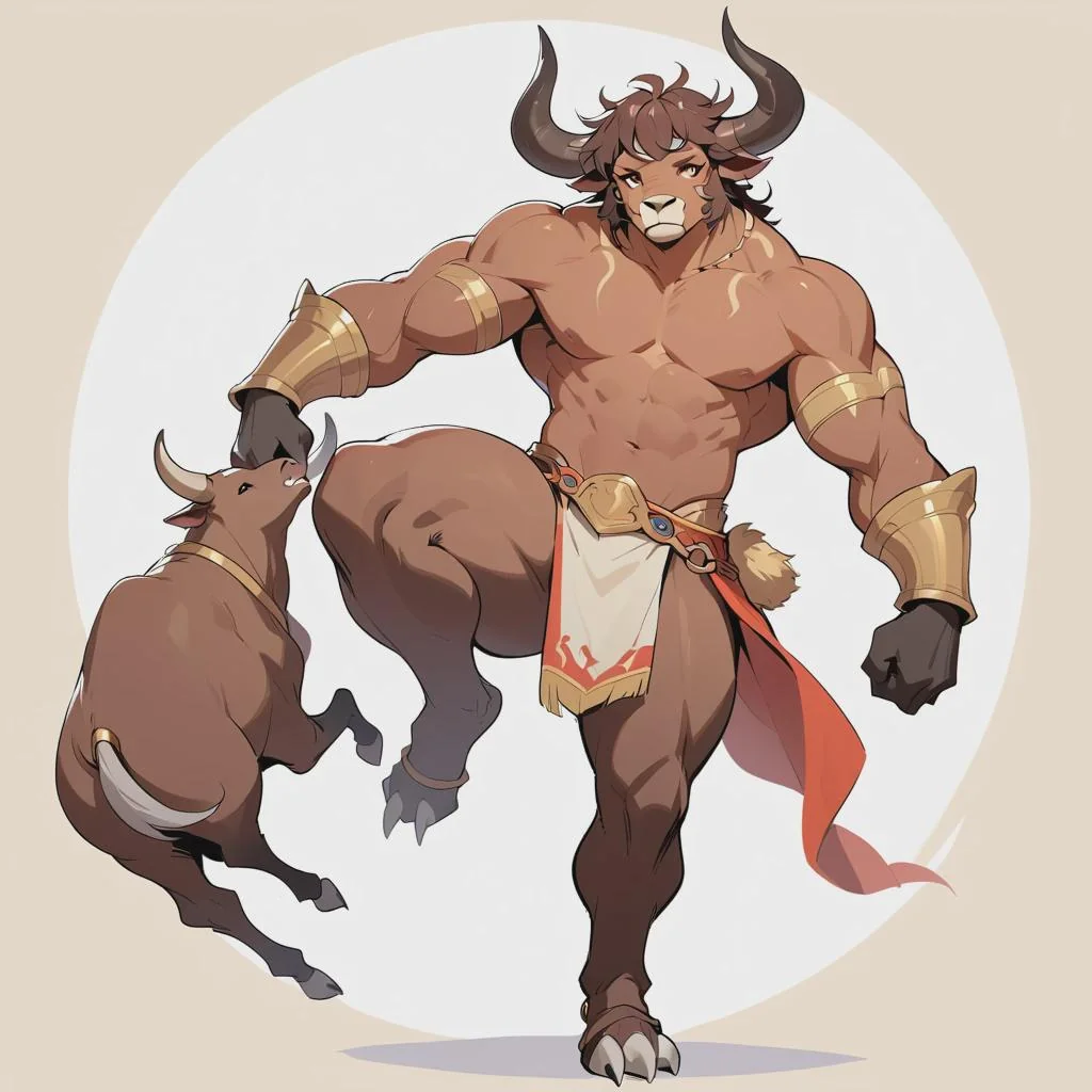 Minotaur bullying the bull picture 1 of 1