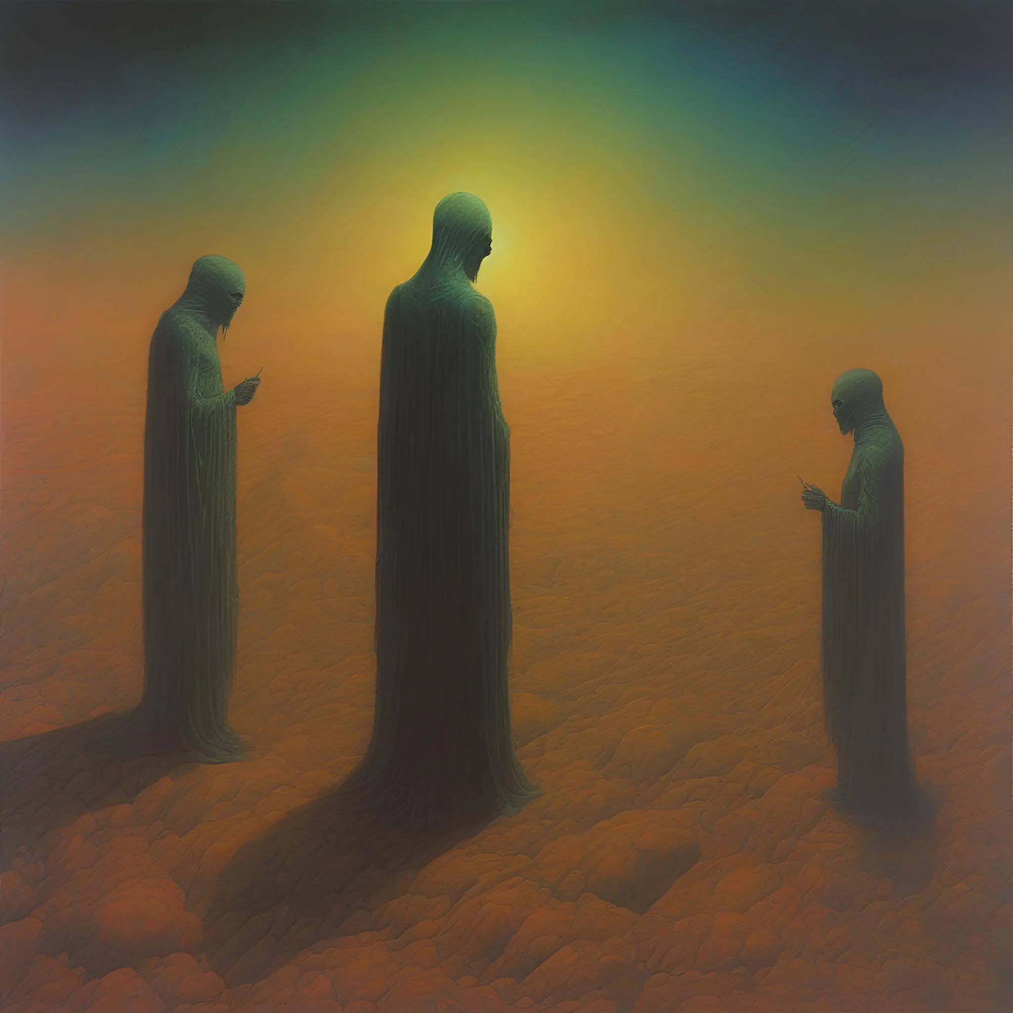 Martian land by Zdzisław Beksiński picture 1 of 1