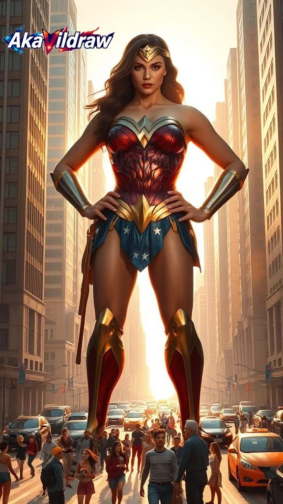 Giant Wonder-Woman Goddess picture 1 of 1