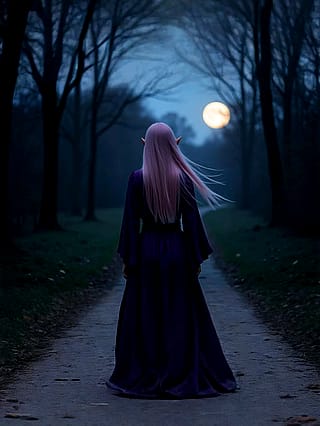 Moonlit Path'