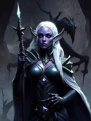 Drow priestess experiment'