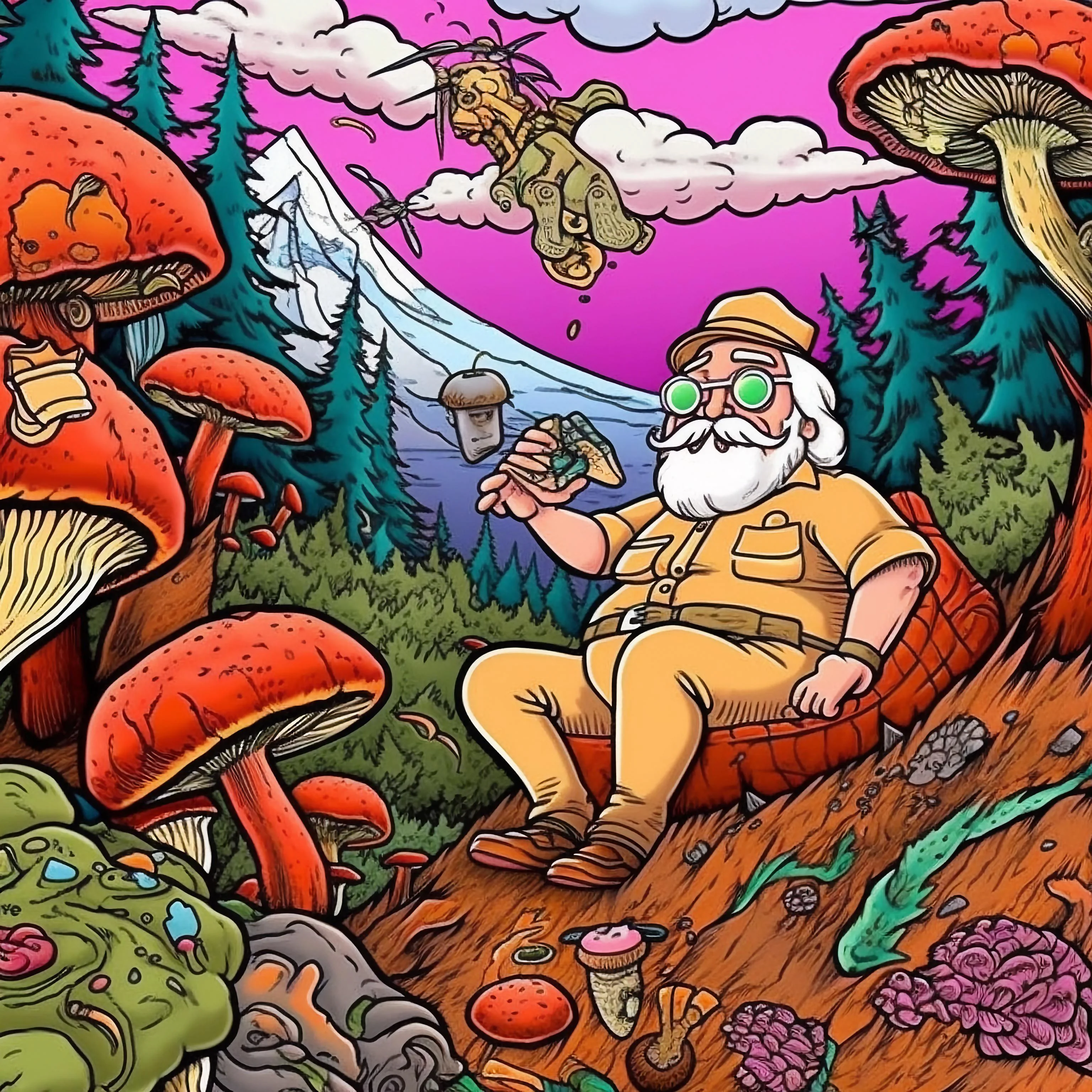 Wilford Brimley eats a magic mushroom picture 1 of 20