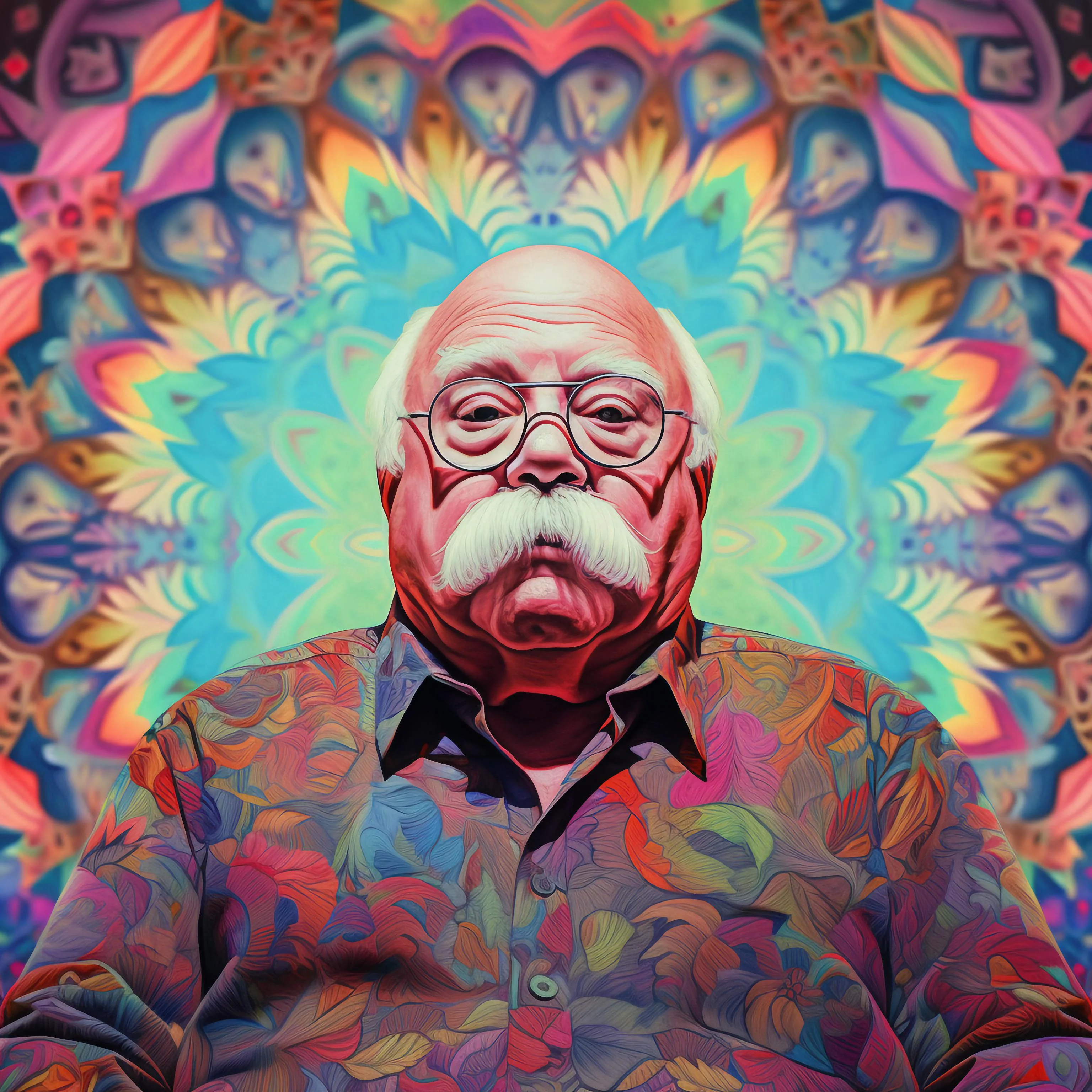 Wilford Brimley eats a magic mushroom picture 2 of 20