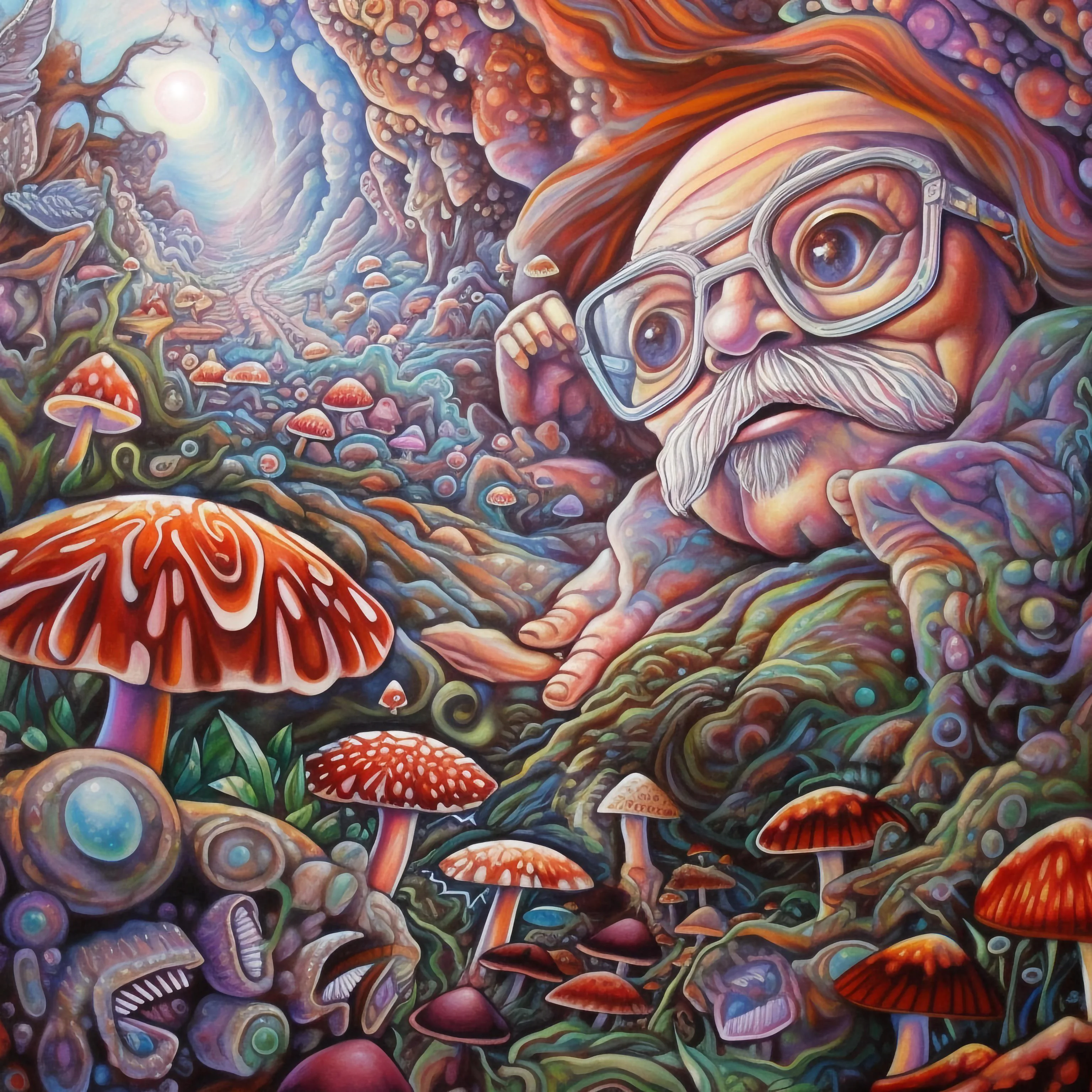 Wilford Brimley eats a magic mushroom picture 4 of 20