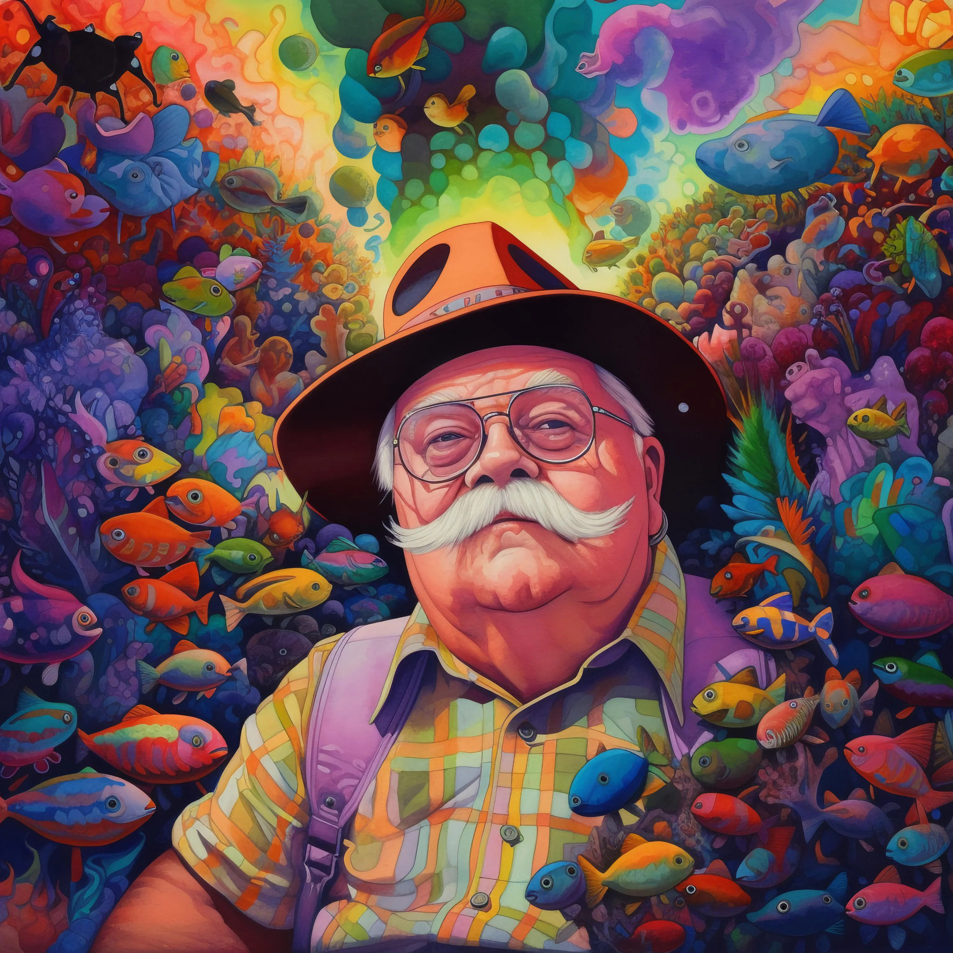 Wilford Brimley eats a magic mushroom picture 5 of 20