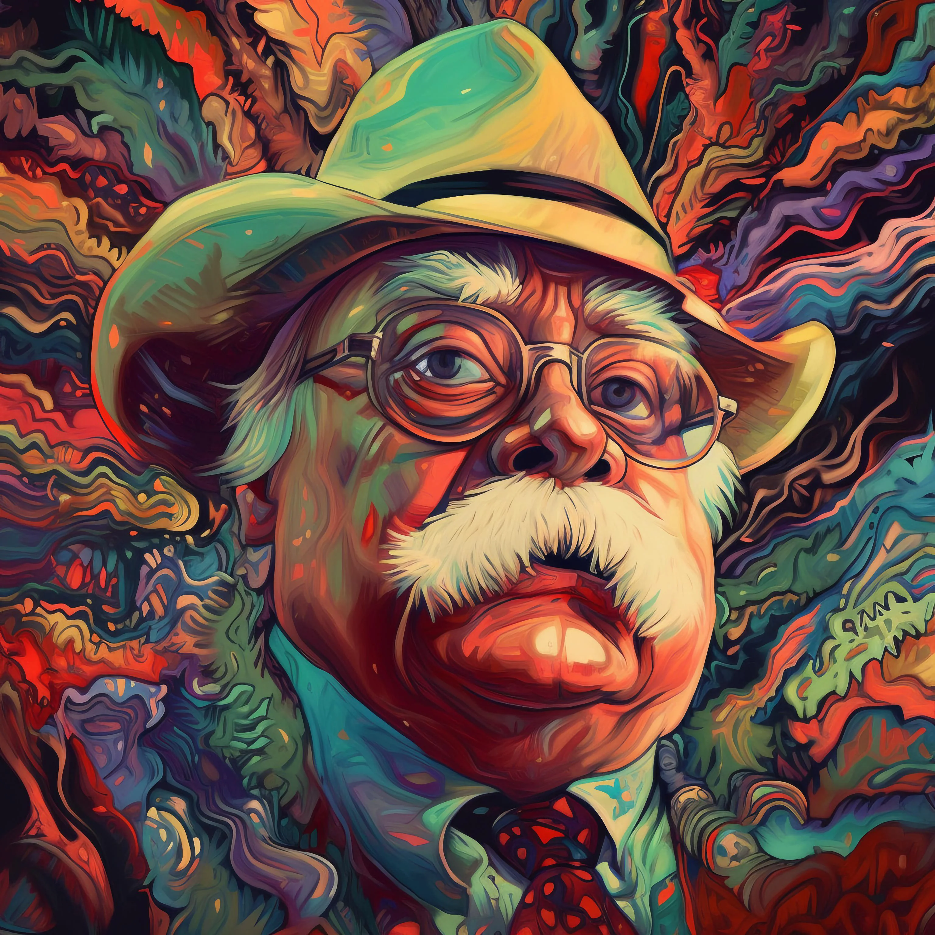 Wilford Brimley eats a magic mushroom picture 10 of 20