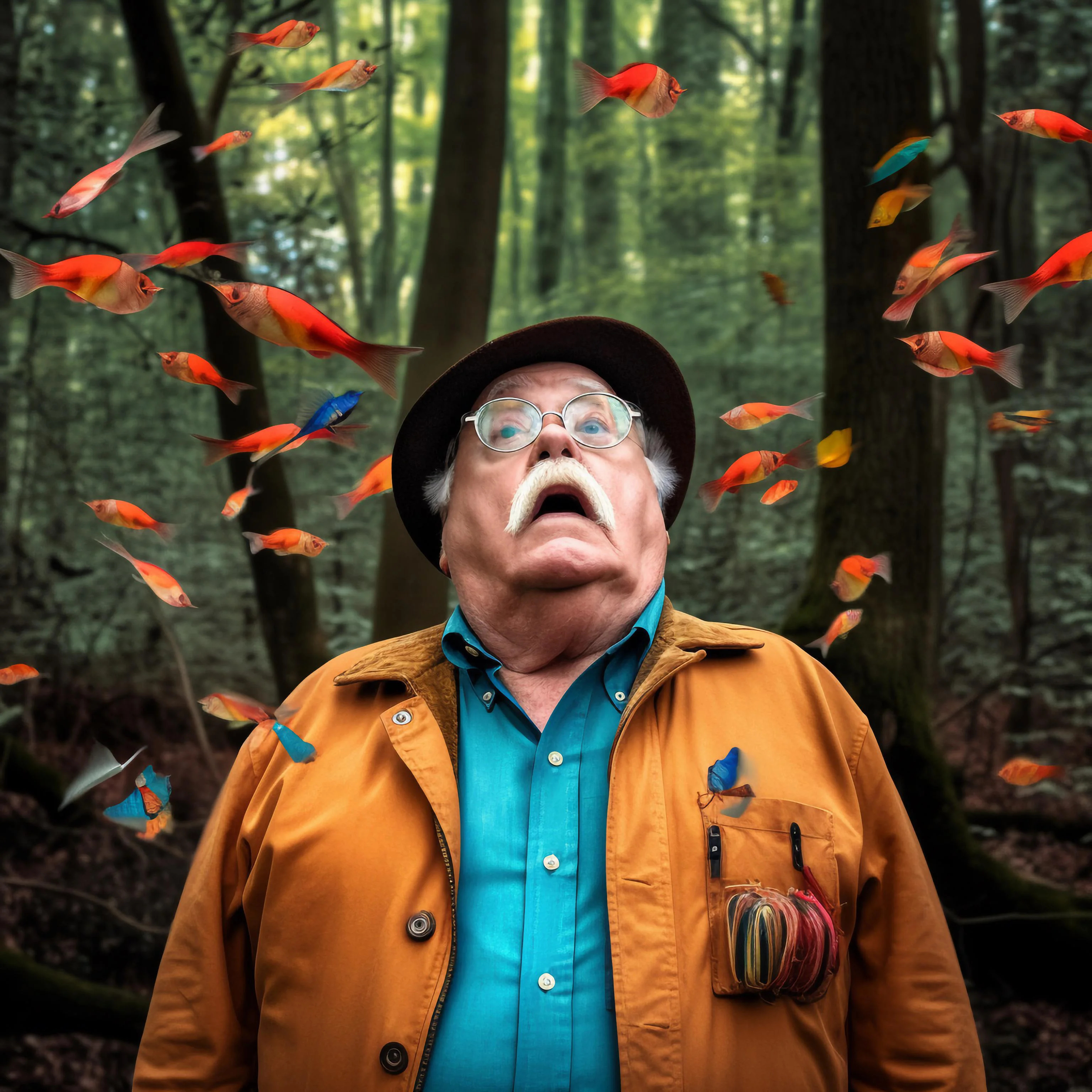 Wilford Brimley eats a magic mushroom picture 18 of 20