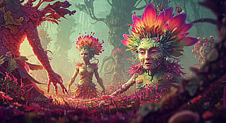 Trippy forest nymphs.'