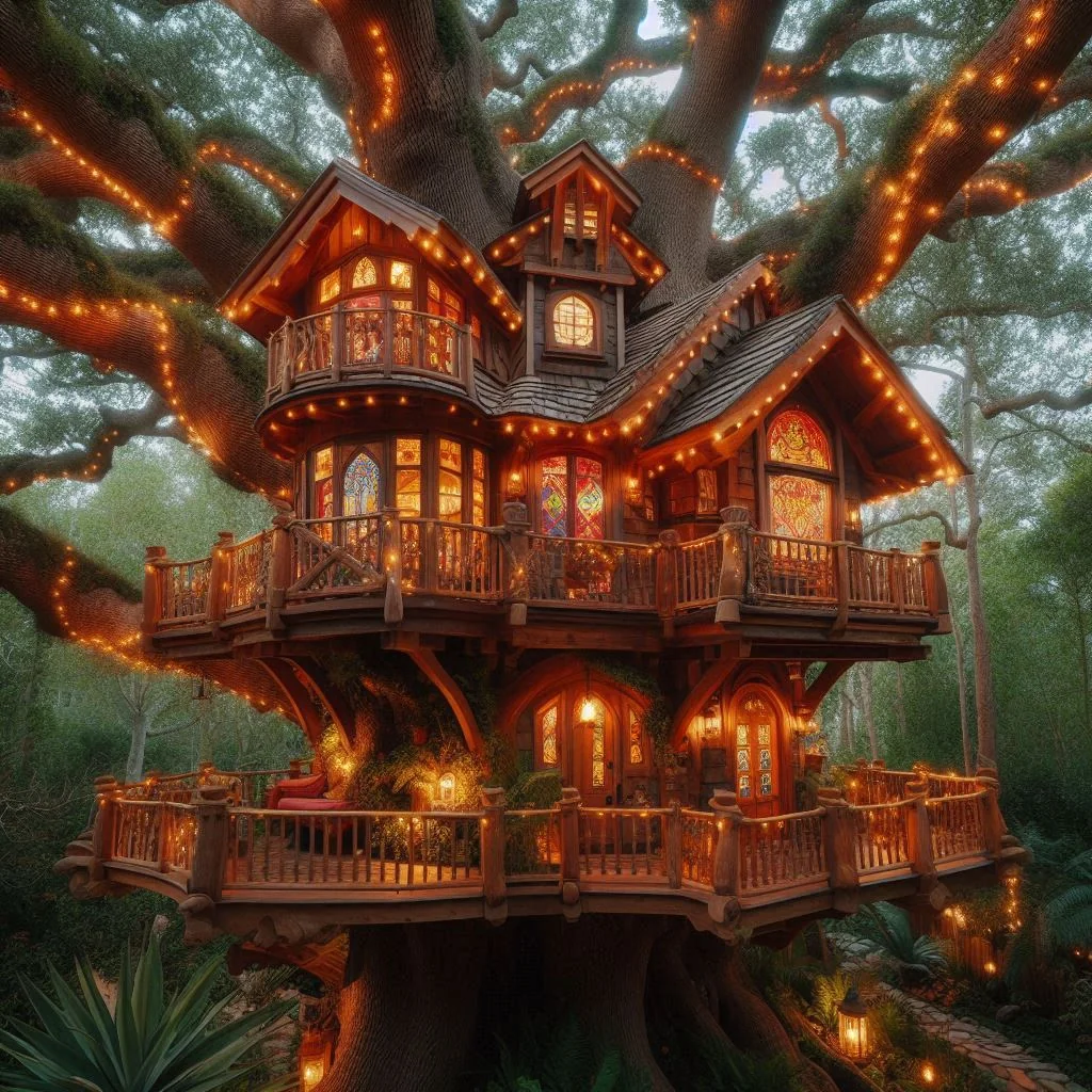 Elaborate tree houses picture 2 of 4