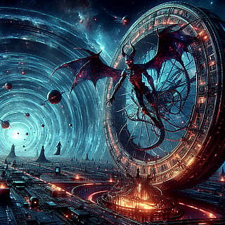 interstellar demonic quantum machines warping time'