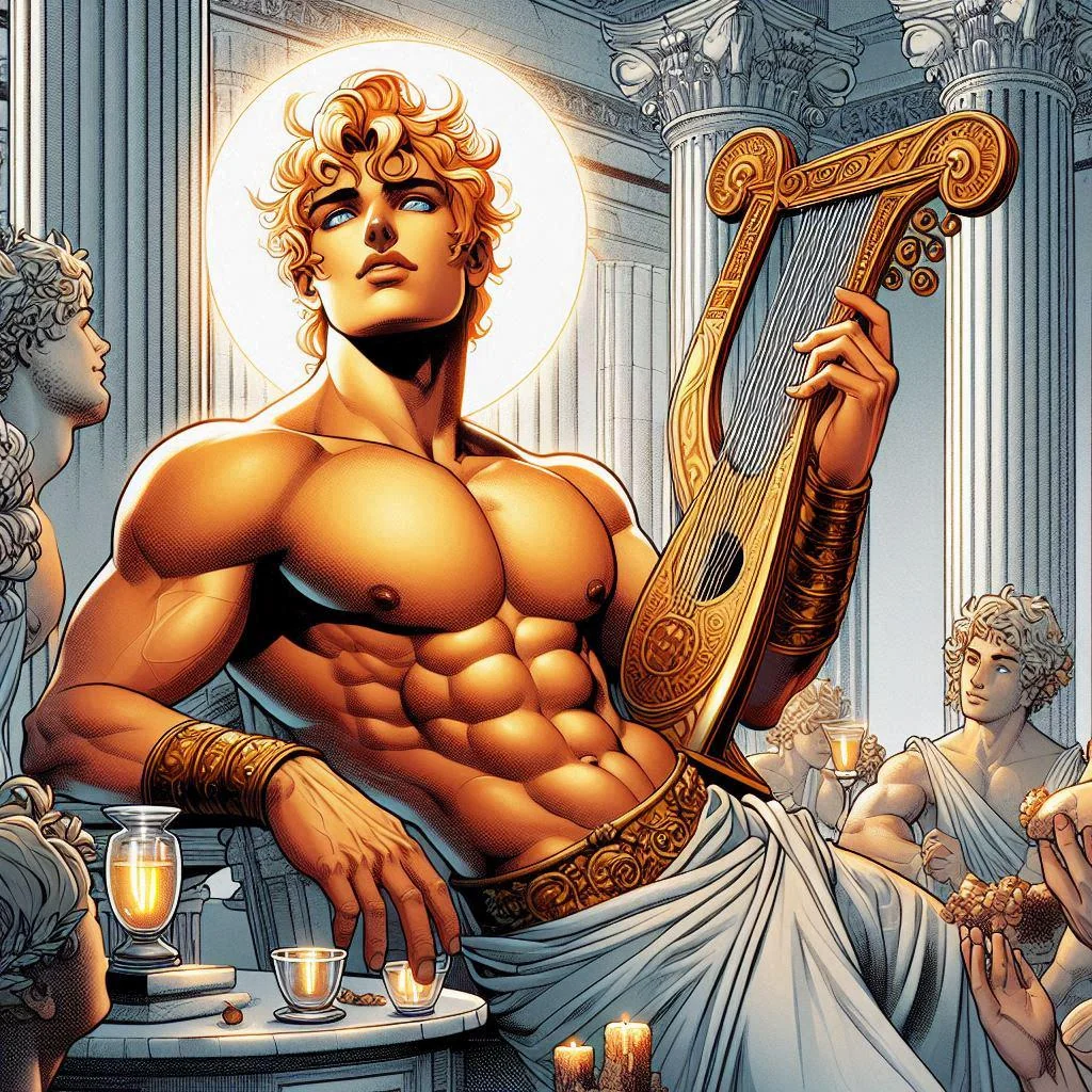 Greek God Apollo - Comic Style picture 1 of 1