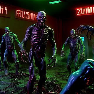 1980 sci-fi zombie movie stills'