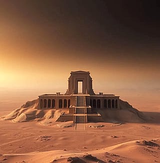 Temple in the desert'