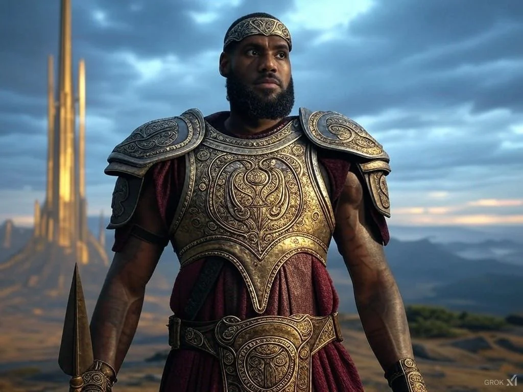 LeBron James traveling the ancient world picture 4 of 9