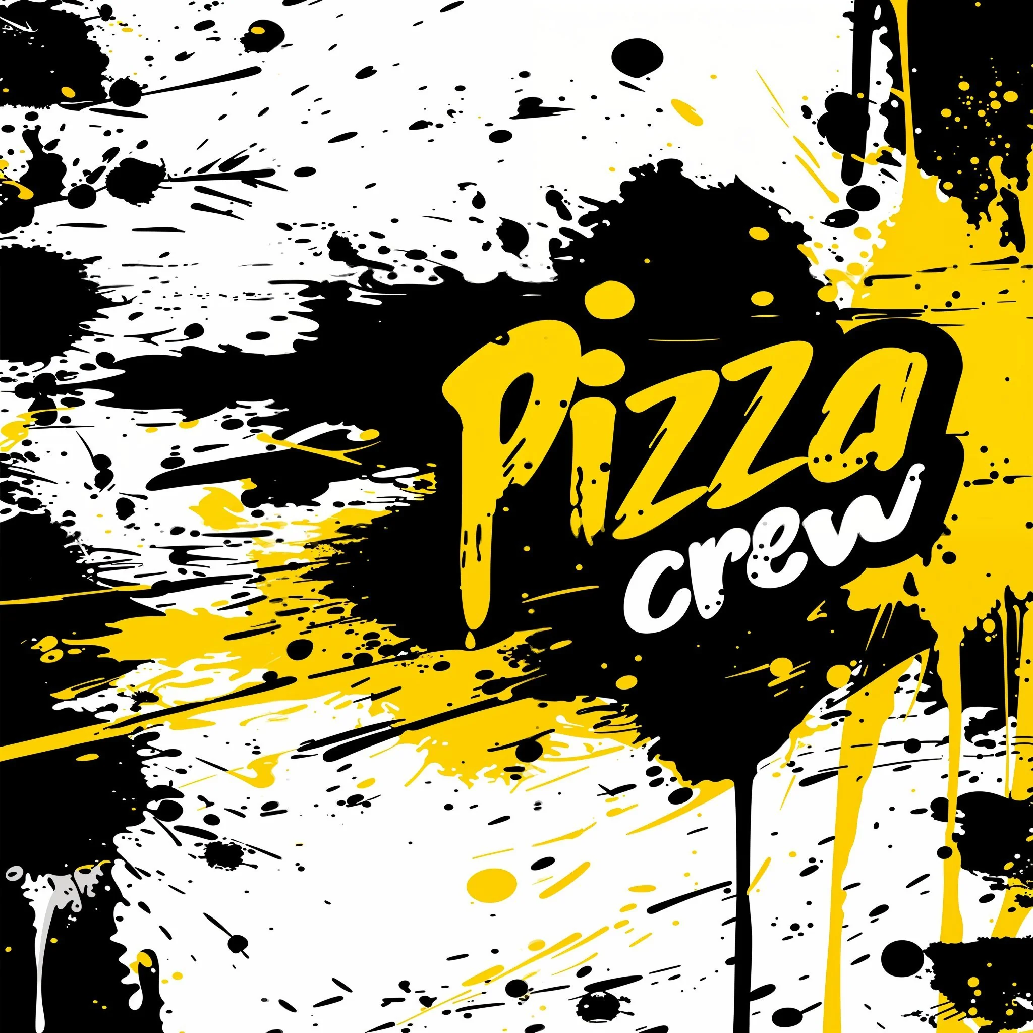 Branding concept for Pizza Crew pizzeria, which was completely AI generated! picture 2 of 6