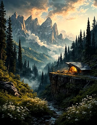 Alpine valley cabin'