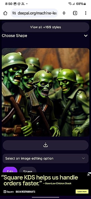 Toy soldiers'