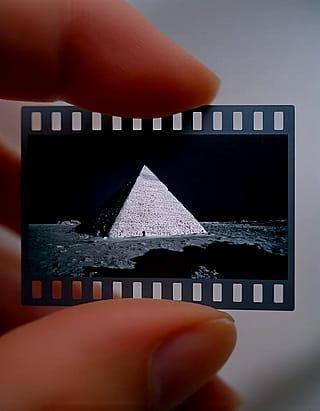 Unseen bits of the moon 🎞️ | Using Cinematic Filmstrip Style'