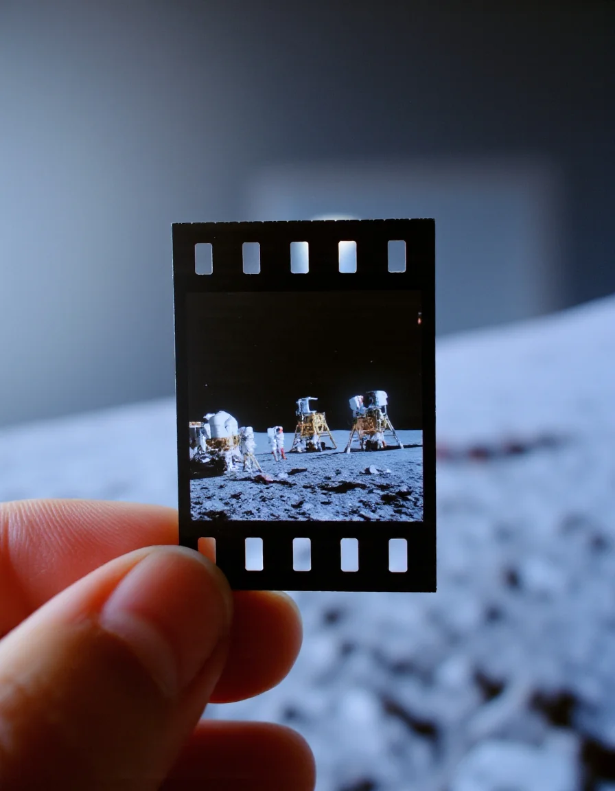 Unseen bits of the moon 🎞️ | Using Cinematic Filmstrip Style picture 3 of 3