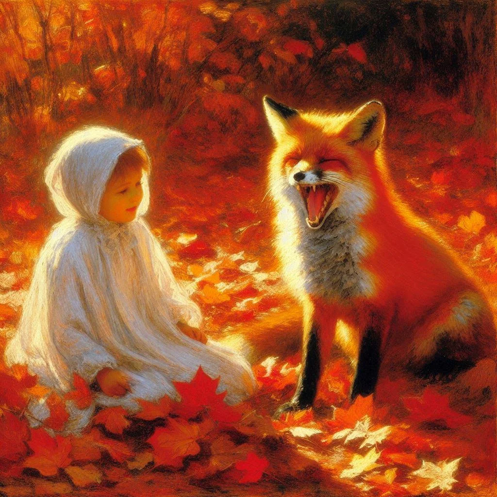 The Fox and the Ghostly Companion. picture 1 of 1