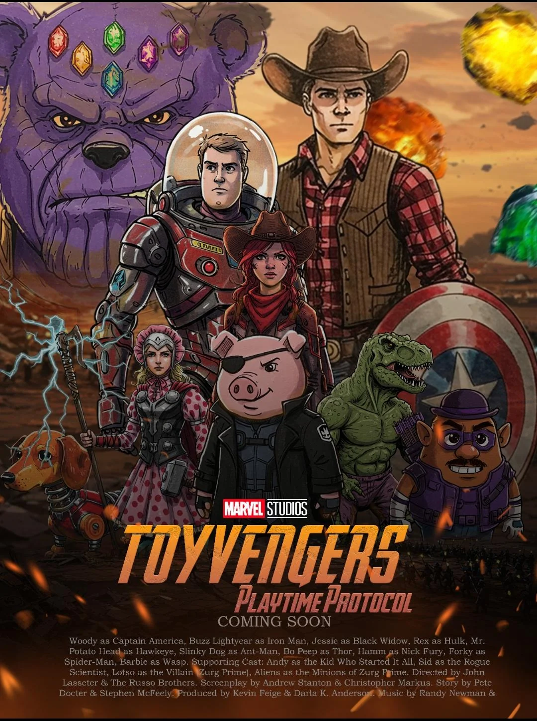 What if ?! Toystory characters was in avengers movie...(Characters made with image fx) picture 1 of 1