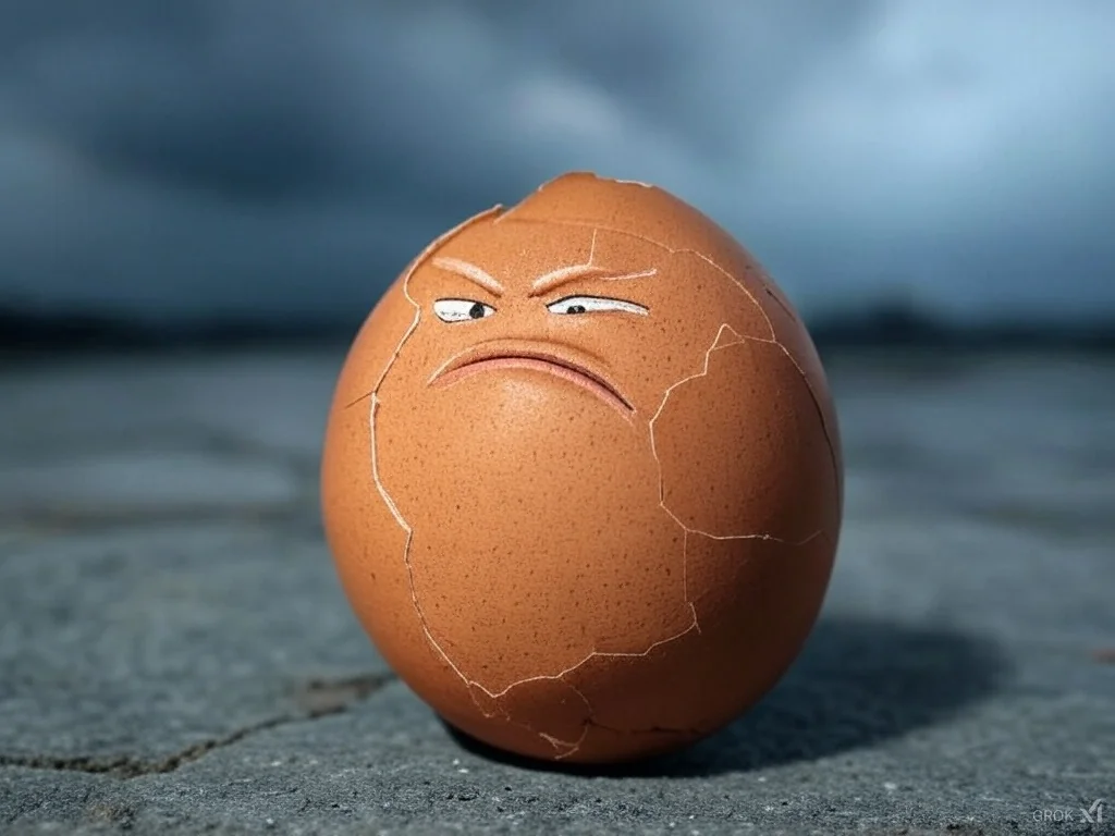 Angry Broken Egg picture 1 of 2