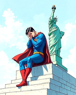 Superman Weeps'