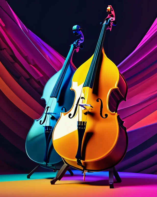 Two cellos... made with starryai picture 1 of 1