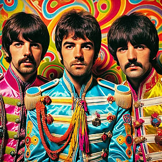 Asked ai to make Sgt peppers, oh god, how are they so accurate'