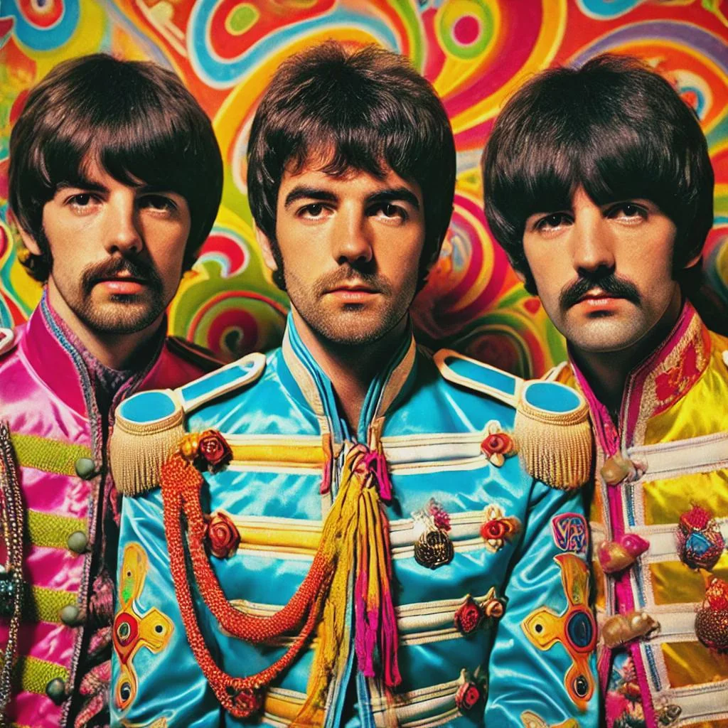 Asked ai to make Sgt peppers, oh god, how are they so accurate picture 1 of 1