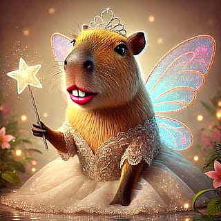 Capybara faeries.'