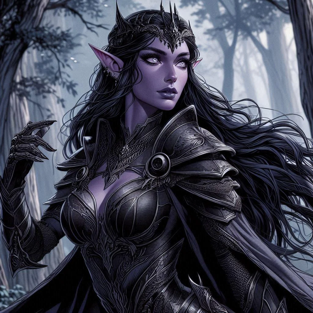 Tried to make a dark elf. Now I wanna name her. picture 6 of 9